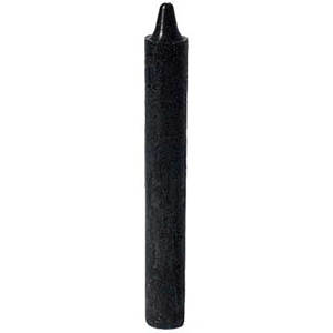 Black Taper Candle 6" - Wiccan Place