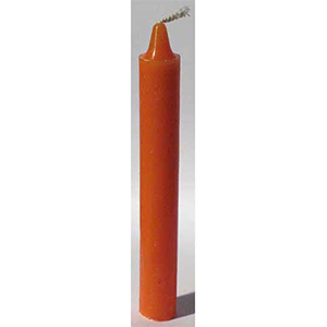 Orange Taper Candle 6" - Wiccan Place