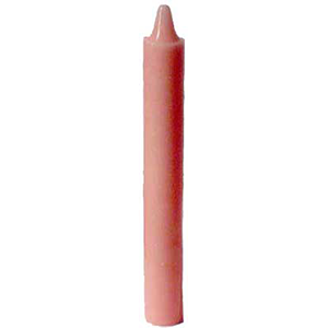 Pink Taper Candle 6" - Wiccan Place