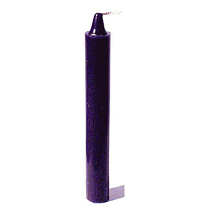 Purple Taper Candle 6" - Wiccan Place