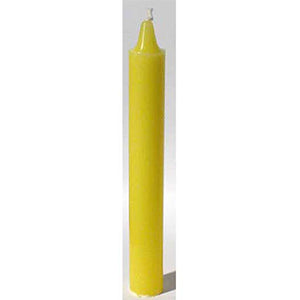 Yellow Taper Candle 6" - Wiccan Place