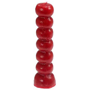 Red seven knob candles - Wiccan Place