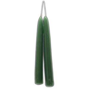 Sage Taper Candles 7"- Pair - Wiccan Place