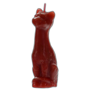 Red Cat candle 6"-7" - Wiccan Place