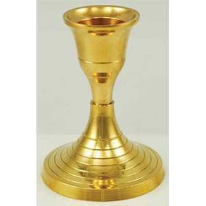 Brass Taper Candle Holder - Wiccan Place