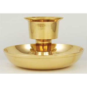 Brass Taper and Pillar candle holder - Wiccan Place