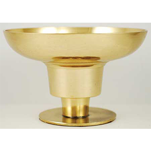 Brass Universal candle holder 4 1/4" dia - Wiccan Place