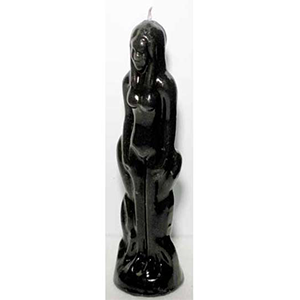 Black Female candle 7" - Wiccan Place