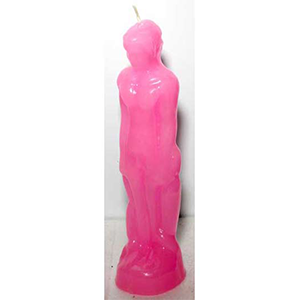 Pink Male candle - Wiccan Place