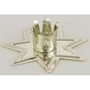 Silver Fairy Star Chime candle holder - Wiccan Place