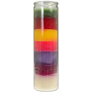 7 Color 7-day jar candle - Wiccan Place