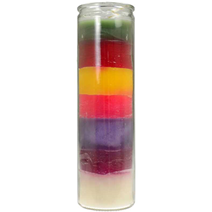 7 Color 7-day jar candle - Wiccan Place