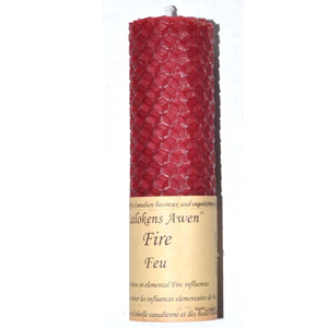 Fire Lailokens Awen candle 4 1/4" - Wiccan Place