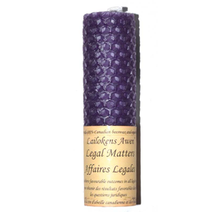 Legal Matters Lailokens Awen candle 4 1/4" - Wiccan Place