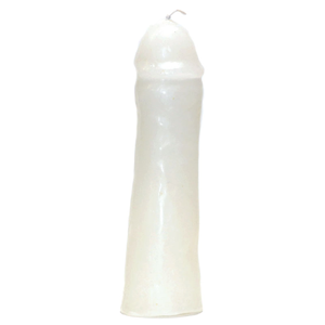 White Male Gender candle 6 1/2" - Wiccan Place