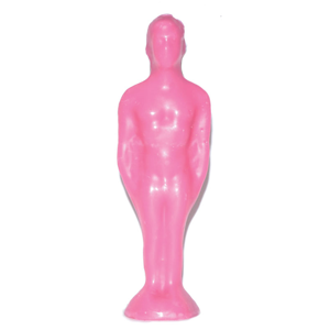 Pink Male candle 7 1/4" - Wiccan Place