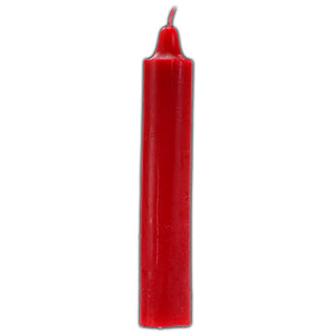 Red pillar candle 9" - Wiccan Place