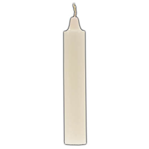 White pillar candle 9" - Wiccan Place