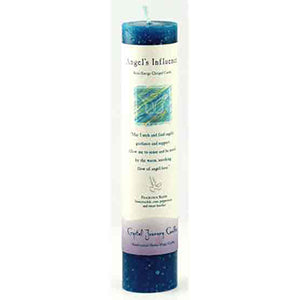 Angel's Influence Reiki Charged Pillar candle - Wiccan Place