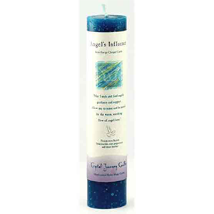 Angel's Influence Reiki Charged Pillar candle - Wiccan Place