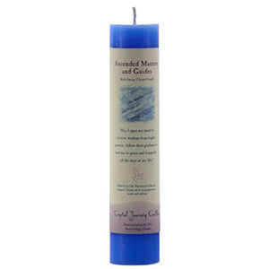 Ascended master & Guides Reiki Charged pillar candle - Wiccan Place