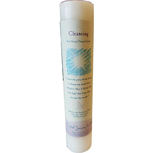 Cleansing Reiki Charged pillar candle - Wiccan Place