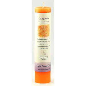 Compassion Reiki Charged pillar candle - Wiccan Place