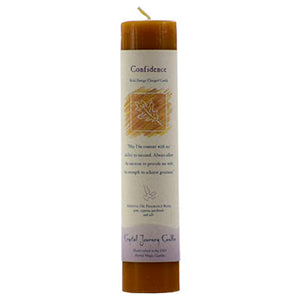 Confidence Reiki Charged pillar candle - Wiccan Place