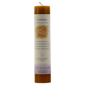 Confidence Reiki Charged pillar candle - Wiccan Place