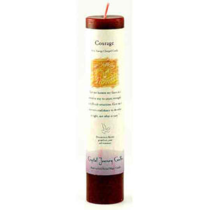 Courage Reiki Charged pillar candle - Wiccan Place