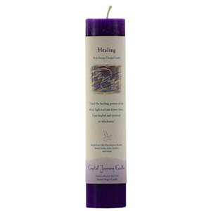 Healing Reiki Charged pillar candle - Wiccan Place