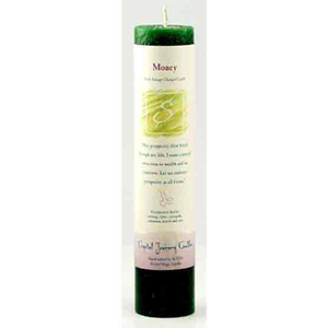 Money Reiki Charged Pillar Candle - Wiccan Place