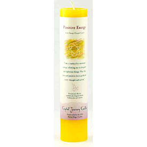 Positive Energy Reiki Charged Pillar Candle - Wiccan Place