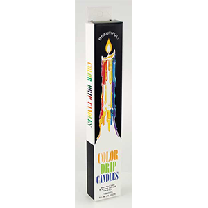 Mutli-Color Drip Candles (2 per pack) - Wiccan Place
