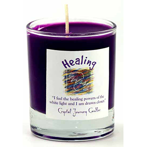 Healing soy votive candle - Wiccan Place