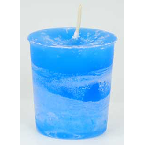 Ascended Masters & Guides Herbal votive - light blue - Wiccan Place