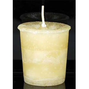 Astral Journeys Herbal votive - cream - Wiccan Place