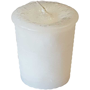 Cleansing Herbal votive - white - Wiccan Place