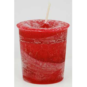 Courage Herbal votive - red - Wiccan Place