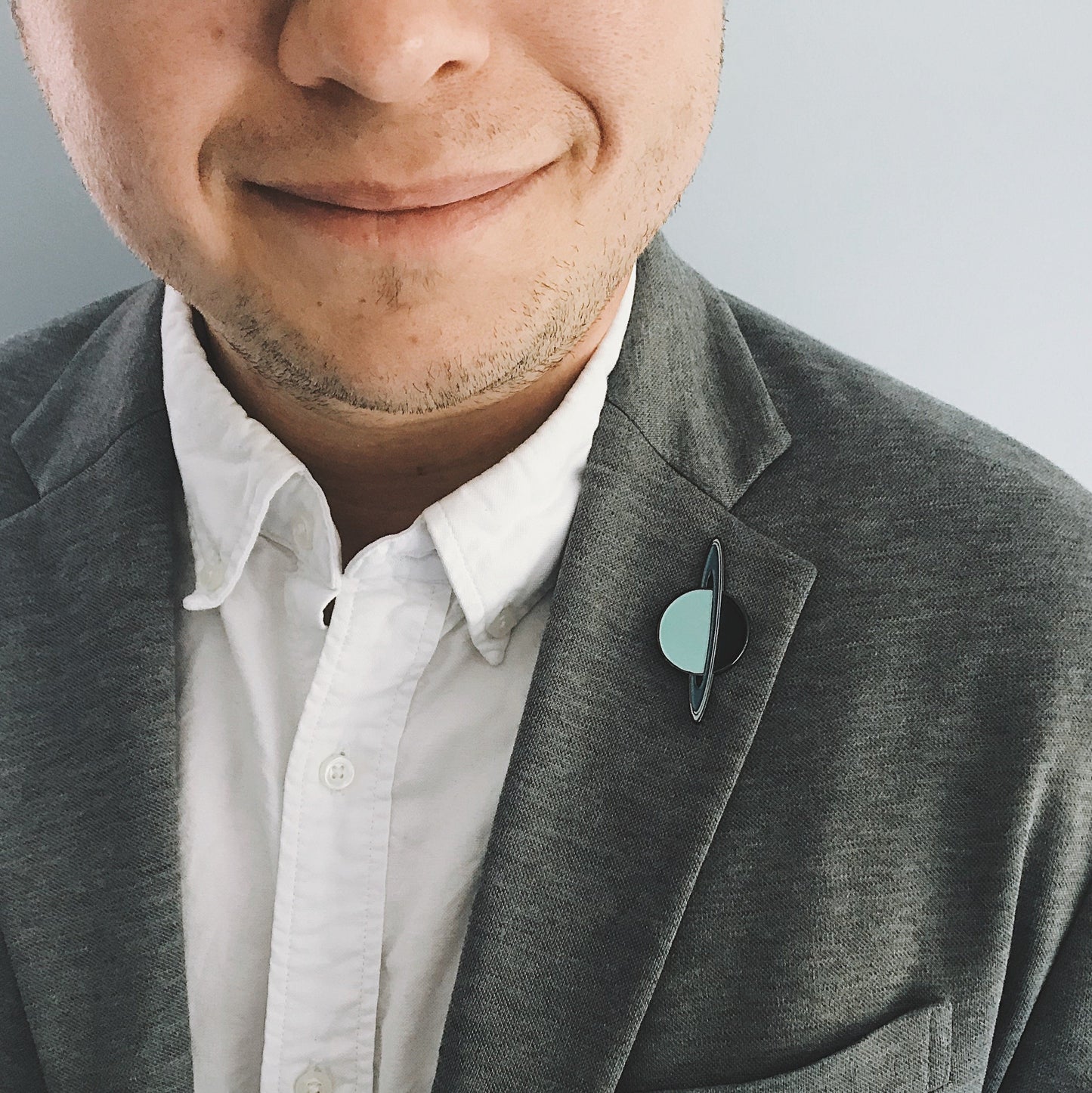 Uranus Enamel Pin