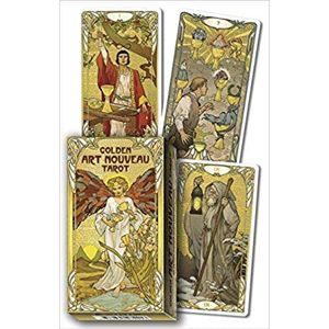 Golden Art Nouveau tarot deck - Wiccan Place