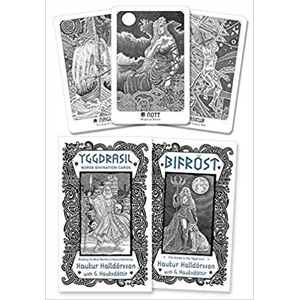 Yggdrasil Norse Divination cards dk & bk by Halldorsson & Hauksdottir - Wiccan Place