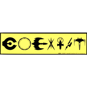 Coexist SciFi bumper sticker - Wiccan Place
