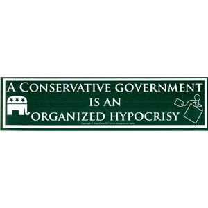 Conservative Government is an Organized Hypocrisy - Wiccan Place