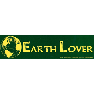 Earth Lover bumper sticker - Wiccan Place