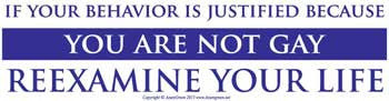 If Behavior is Justified Bumper Sticker - Wiccan Place