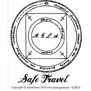Safe Travel bumper sticker - Wiccan Place