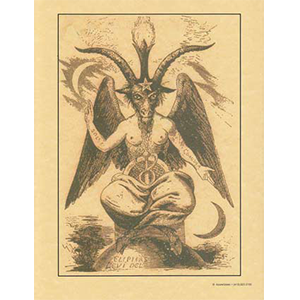 Baphomet poster - Wiccan Place