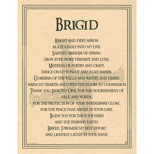Brigid poster - Wiccan Place