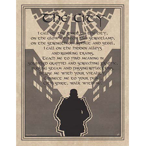 City Prayer poster - Wiccan Place